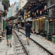 베트남 하노이 여행 하노이 기찻길 카페 시간