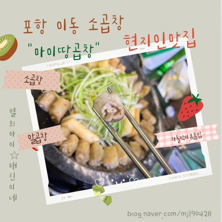 포항 곱창 맛집 이동 마이땅 곱창 한우 소 곱창 추천 : 네이버 블로그
