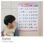 유아 한글 교구 추천 리틀빈 소리나는 아기 벽보 포스터