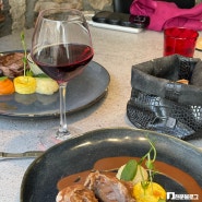 [부르고뉴여행] 본 최고 레스토랑 라 시불레(La Ciboullette)에서 3코스 점심과 뽀마르 와인 마시기 (Pommard, Gerges Joillot, 2021)