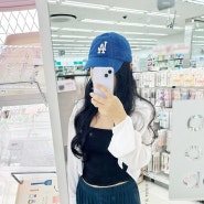 MLB 야구 모자 시원한 블루 여성 여름모자 LA 다저스 볼캡 브랜드 추천 최애