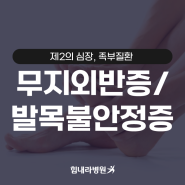 무지외반증과 발목불안정증 : 발 건강의 중요성 부산 족부정형외과 힘내라병원