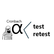 왜 크론바흐 알파(cronbach alpha)를 사용하지 않고 재검사(test retest) 신뢰도를 사용하지?