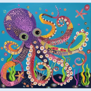 보라문어 purple octopus #1