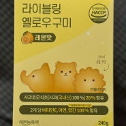 라이블링 옐로우 구미(4g * 60개) 구매 후기/ 애플사이다비니거, 애사비 간식, 젤리