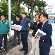 김수종 의원, 문현삼거리 교통체증 해소 관련 현장점검