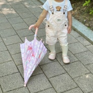아기와 장마대비 스테판조셉의 컬러체인징 우산