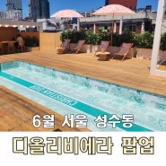 성수동 6월 팝업 디올리비에라 팝업 후기 현장 예약 가능