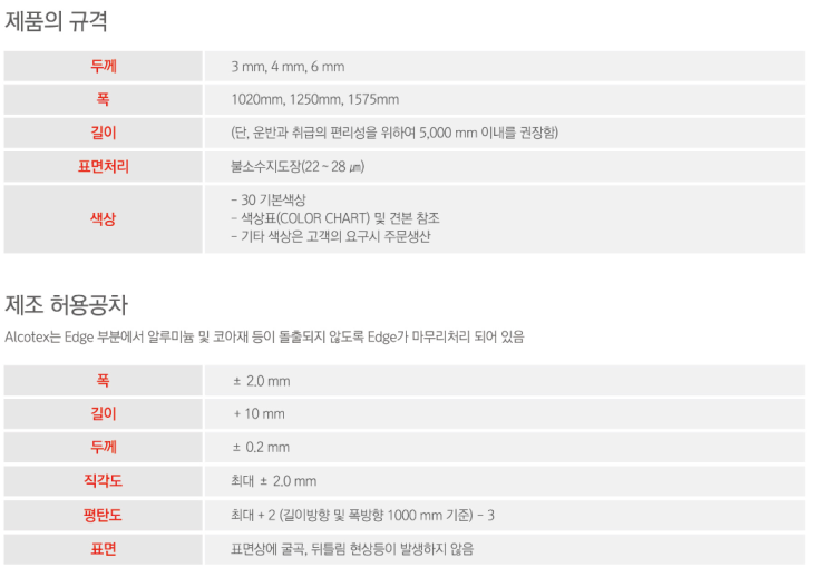 ALCOTEX(알코텍스)FR 제품의 특성 : 네이버 블로그