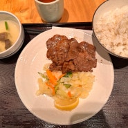 [후쿠오카] 후쿠오카 하카타역 아침식사 가능 한 식당 탄야 하카타 たんや HAKATA 규탄(우설) 정식, 돼지고기 정식 후기