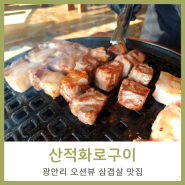 광안리신상맛집 산적화로구이 광안리삼겹살맛집