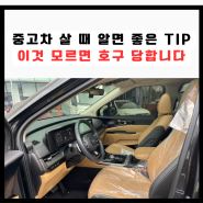 중고차 구입 TIP! 이것 기억하면 호구 안당합니다.