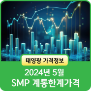 2024년 5월 , 태양광 SMP(계통한계가격) 동향