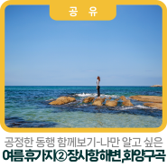 [공정한 동행 함께보기]나만 몰래 알고 싶은 여름 휴가지② 속초 장사항 해변, 괴산 화양구곡