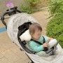 아기랑 외출필수템 - 몽쿨 유모차선풍기 유모차컵홀더