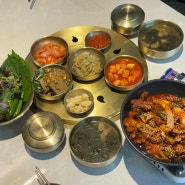 구월동 송정가든 로데오 점심 제육쌈밥 고기 맛집