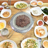 울산 언양 맛집 촉촉하고 부드러운 언양금화불고기 육회, 불고기 후기