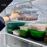 냉장고 내부 베이킹소다 식초활용해서 청소방법