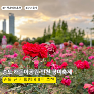 송도 해돋이공원 주차 인천 장미축제 6월 가볼만한곳 힐링 데이트 추천