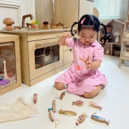 유아 낚시놀이 원목장난감 폴리노리로 집중력 기르기