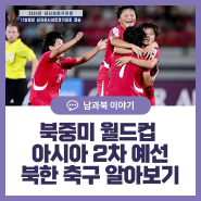 북중미 월드컵 아시아 2차 예선 북한 축구, 한국 축구