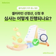 셀러라인 선정산, 심사는 어떻게 진행되나요?