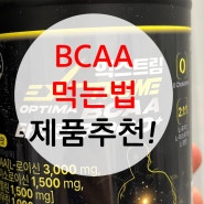 BCAA 먹는법 익스트림 타우린 7000 부작용 걱정 없이 추천