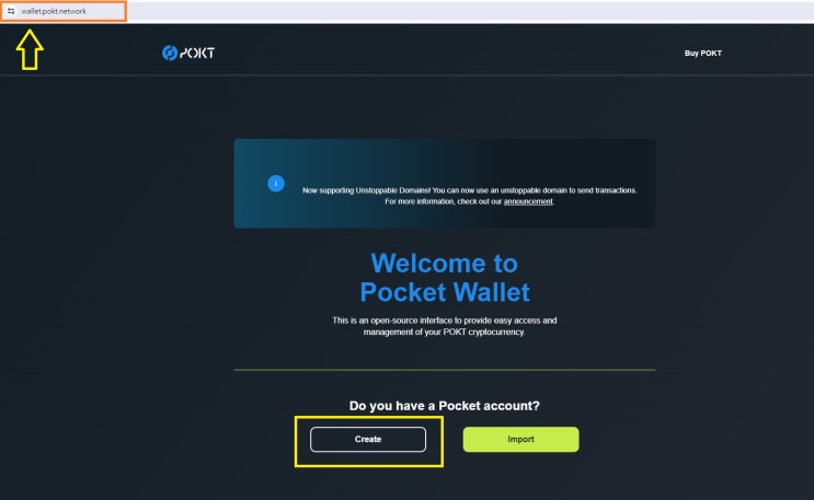 포켓네트워크(POKT) 스테이킹 방법 (2. 포켓 월렛 생성) : 네이버 블로그