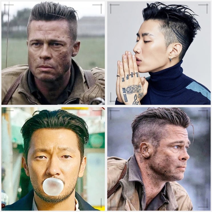 슬릭백 언더컷 남자 짧은 머리 스타일 퓨리 손석구 박재범 머리 : 네이버 블로그