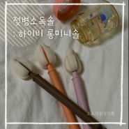 [육아물품] 하이비몽글이 젖병솔 (롱미니솔, 빨대솔)