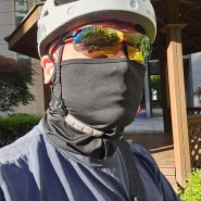 자외선차단 자전거마스크 리빙메이커 자전거마스크 착용하는 이유.