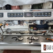 [울산 커피 머신 수리]/[울산커피 머신 AS](울산 경주 포항 양산 밀양) 유일 상사(U&I COFFEE) 시모 넬리 라이프 xt 2GR 커피 머신 추출 시 물이 퍼져 나와요.