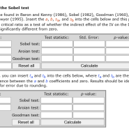 일반화된 소벨테스트에 대하여(About Generalized Sobel Tests) , For Serial Mediation Test, by 박중희 PhD
