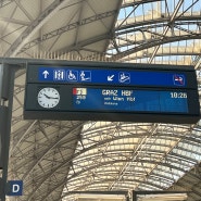 체코 프라하에서 오스트리아 빈 비엔나 가는 방법 obb 기차 2등석 좌석 예약 짐보관