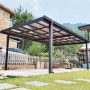 전원주택 주차장지붕 넥산 설치 (비가림막)