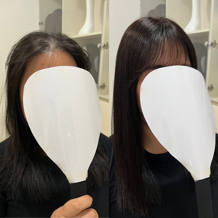 부산 여자 정수리 커버 인모 부분 가발 메인 헤어 위 그 서면 미용실 : 네이버 블로그