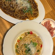 강남구청역파스타맛집 청담오후 엔쵸비랑 라구 파스타 맛있어요