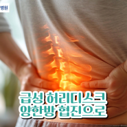 급성 허리디스크 통증 너무 심하다면 꼭 체크