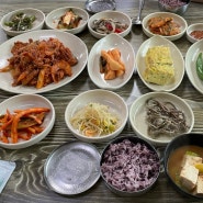 구리역 맛집 장수시골밥상 한가네숯불갈비