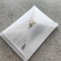 결혼 준비: 어떤 청첩장도 고급스럽게 만들어주는 심플 트레싱지 반투명 청첩장 봉투
