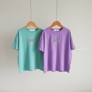초등남아옷 코발트 루미너스 티셔츠 주니어 루즈핏 여름 반팔티