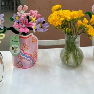 꽃병 디자인&모루 꽃