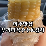 파주 운정 맛집/간식 ‘부라더옥수수 앤 김치’