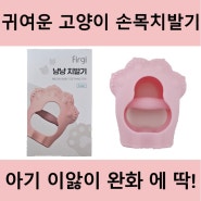 아기 이앓이 대비, 퍼기 냥냥 치발기 사용 후기