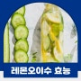 레몬오이수 몸에 좋은 이유. 간단하게 만드는 방법