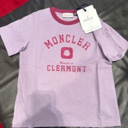 Moncler ss t shirt 몽클레어 키즈 티셔츠 Moncler clermont 라벤더 색상 14세까지 전사쥬 모포 8.5만원부터