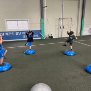 유치부 - 돔볼을 이용한 밸런스 훈련 #Y스포츠센터