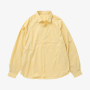 sillage 실라주 수피마 코튼 팝 오버 셔츠 - 옐로우스트라이프 popover shirt supima cotton yellow stripe