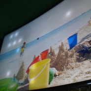 [양산TV수리] 삼성 커브드 TV UN55JU7550F 화면에 밝은점이 생겼어요 백라이트고장 백라이트수리 백라이트교체