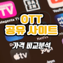 OTT 공유 사이트 대표 4곳 비교 분석 (겜스고, 고잉버스, Nfxbus, 어롱쉐어)